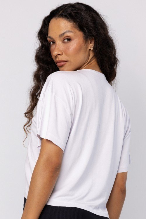 Cropped Fitness Branco