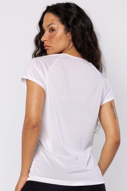 Blusa Manga Raglan Branca